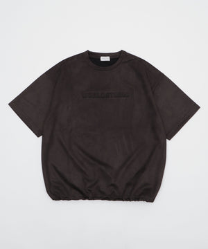 フェイクスウェードエンボスロゴT（SS）