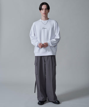 ホワイト　モデル：180㎝　L着用