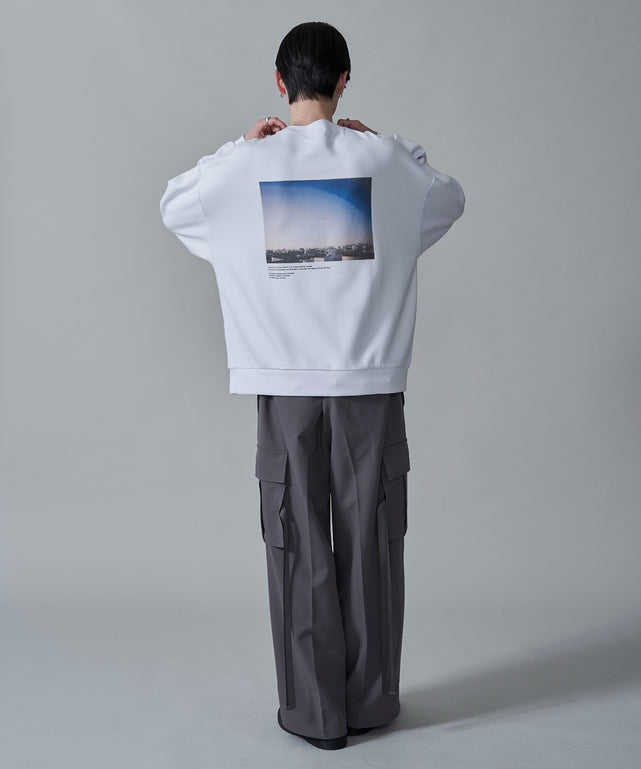 ホワイト　モデル：180㎝　L着用