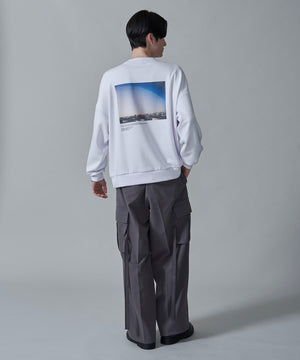 ホワイト　モデル：180㎝　L着用