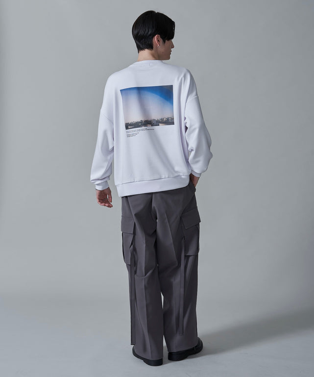 ホワイト　モデル：180㎝　L着用