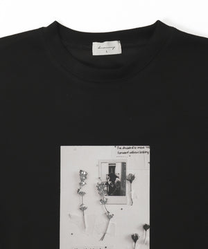 アクセ付きフォトグラフィックプルオーバー