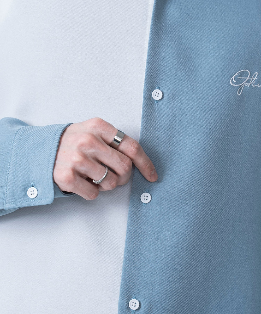 ドライポリカラーブロックシャツ（LS）