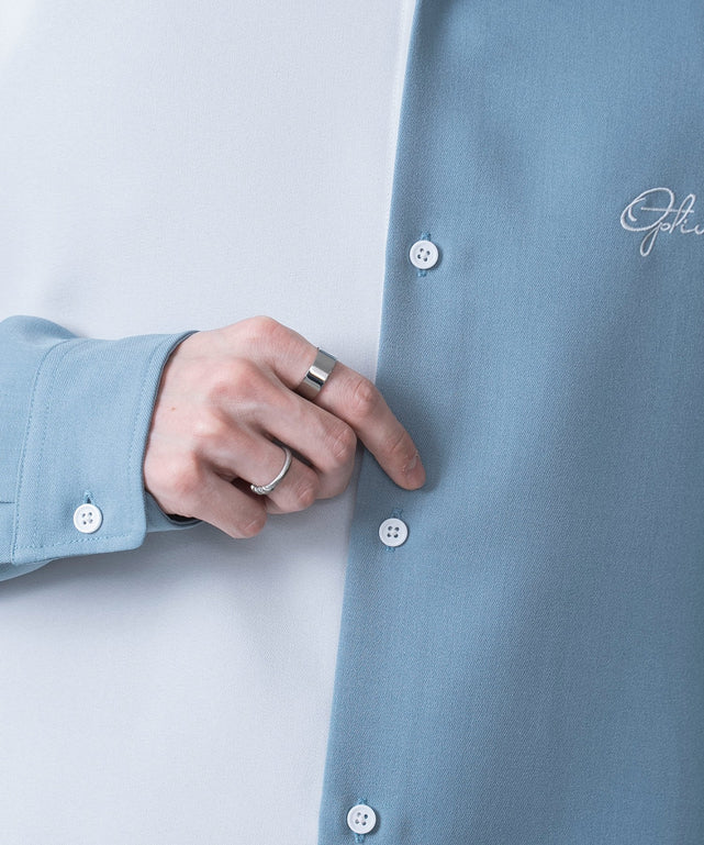 ドライポリカラーブロックシャツ（LS）