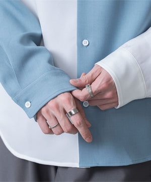 ドライポリカラーブロックシャツ（LS）