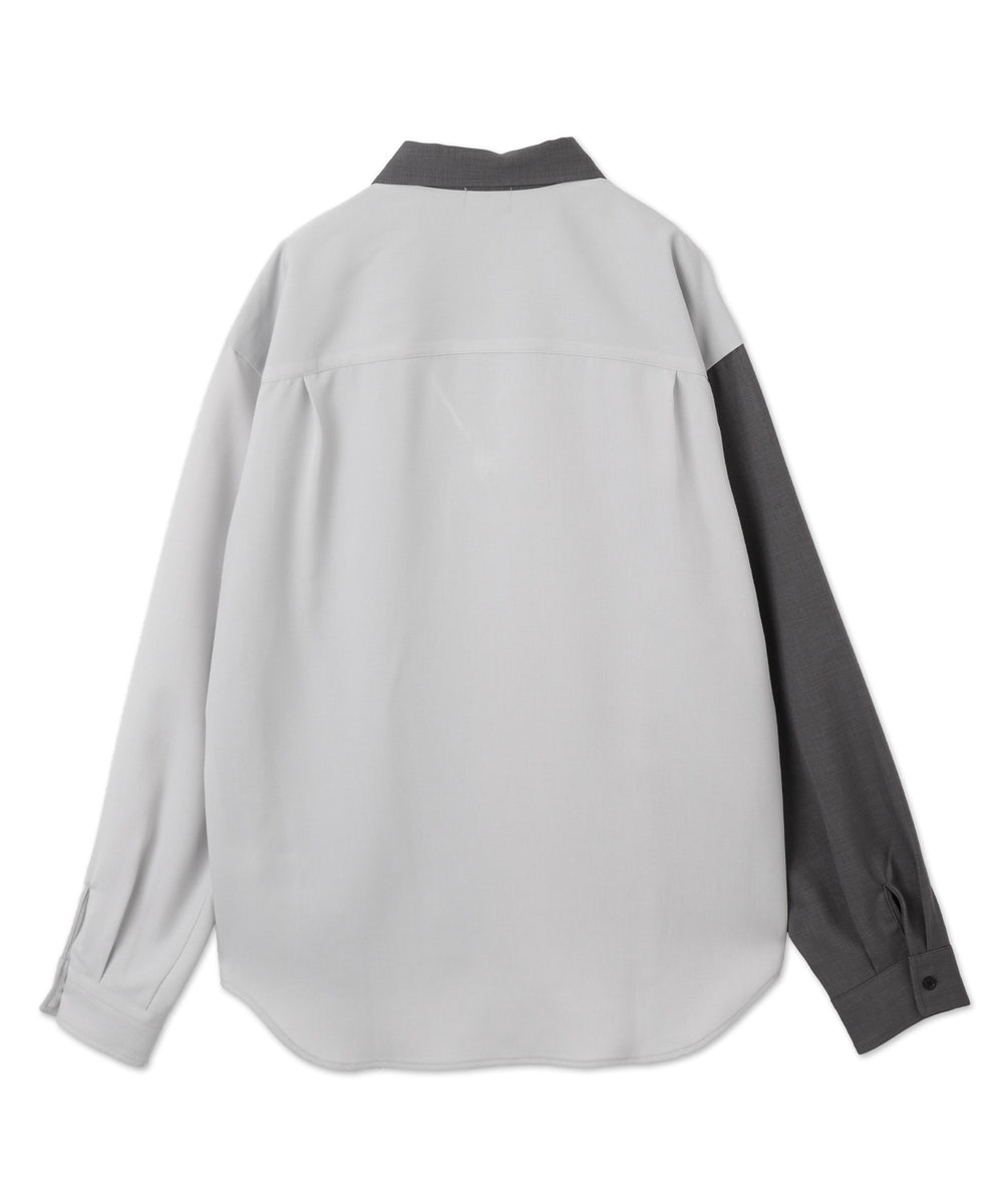 ドライポリカラーブロックシャツ（LS）