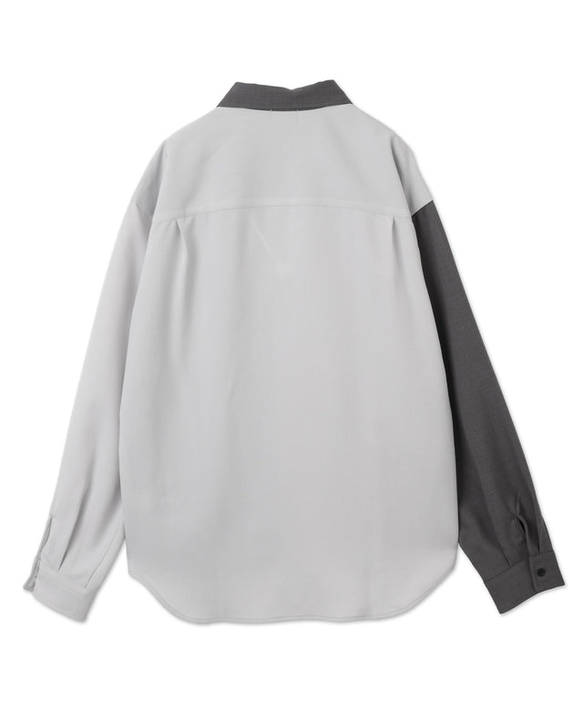 ドライポリカラーブロックシャツ（LS）