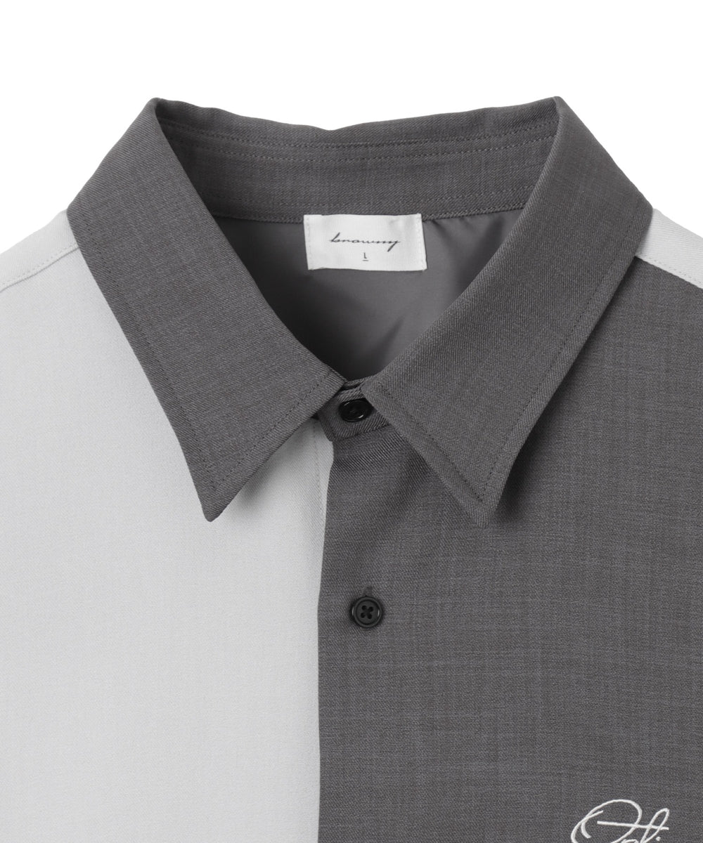 ドライポリカラーブロックシャツ（LS）