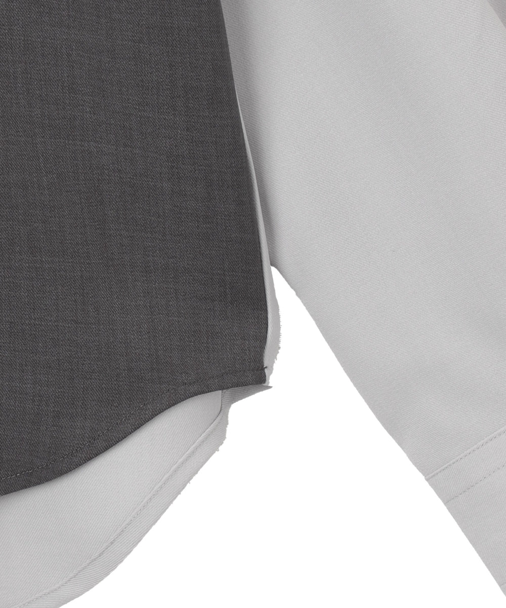 ドライポリカラーブロックシャツ（LS）