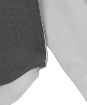 ドライポリカラーブロックシャツ（LS）