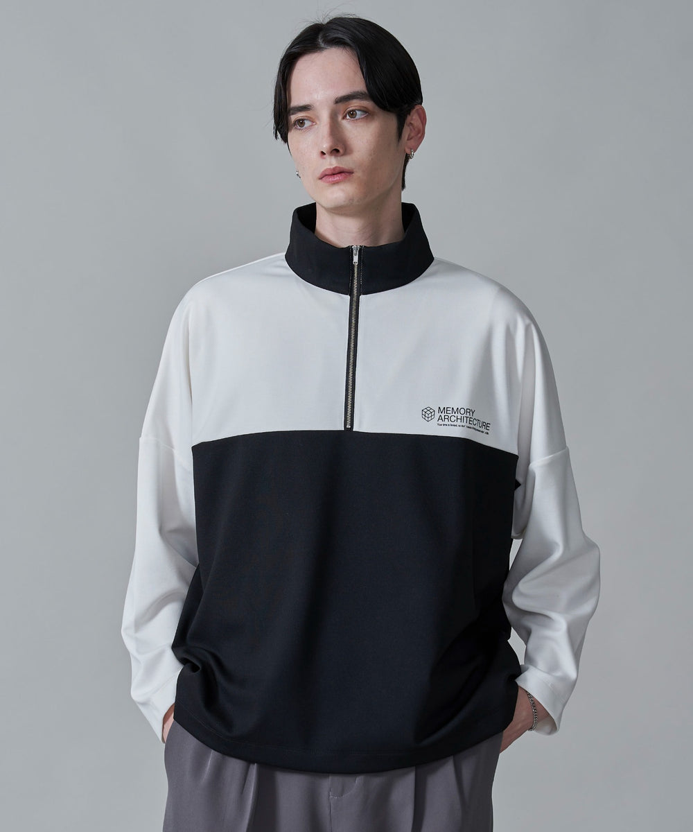 ホワイト　モデル：180㎝　L着用