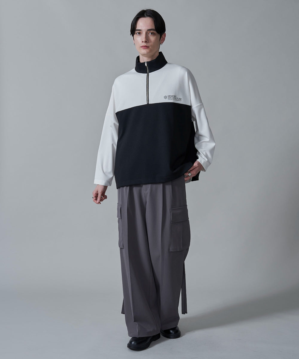 ホワイト　モデル：180㎝　L着用