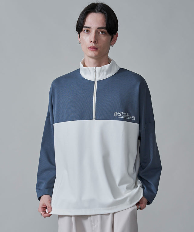 ブルー　モデル：180㎝　L着用