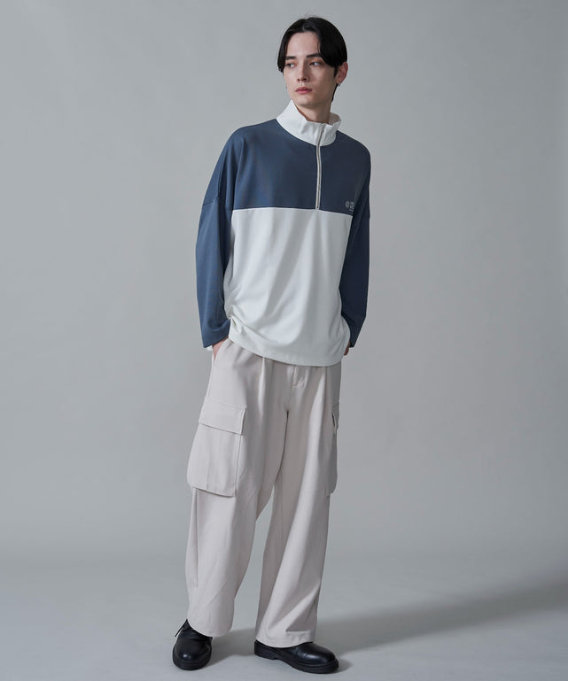 ブルー　モデル：180㎝　L着用