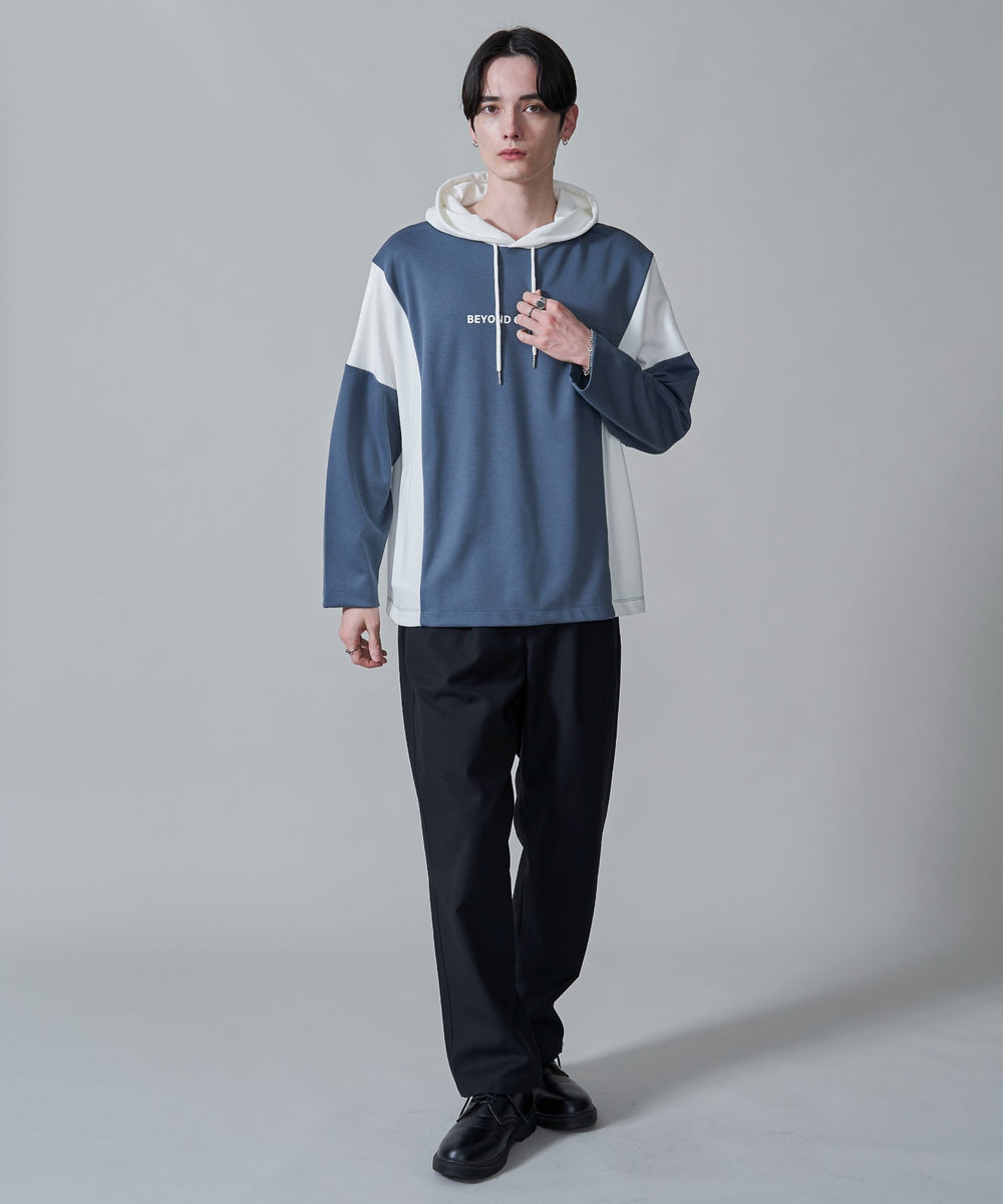 ブルー　モデル：180㎝　L着用