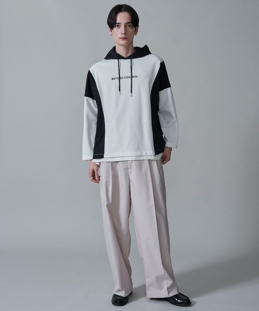 ホワイト　モデル：180㎝　L着用