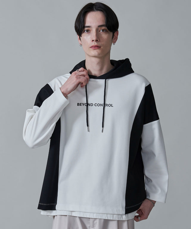 ホワイト　モデル：180㎝　L着用