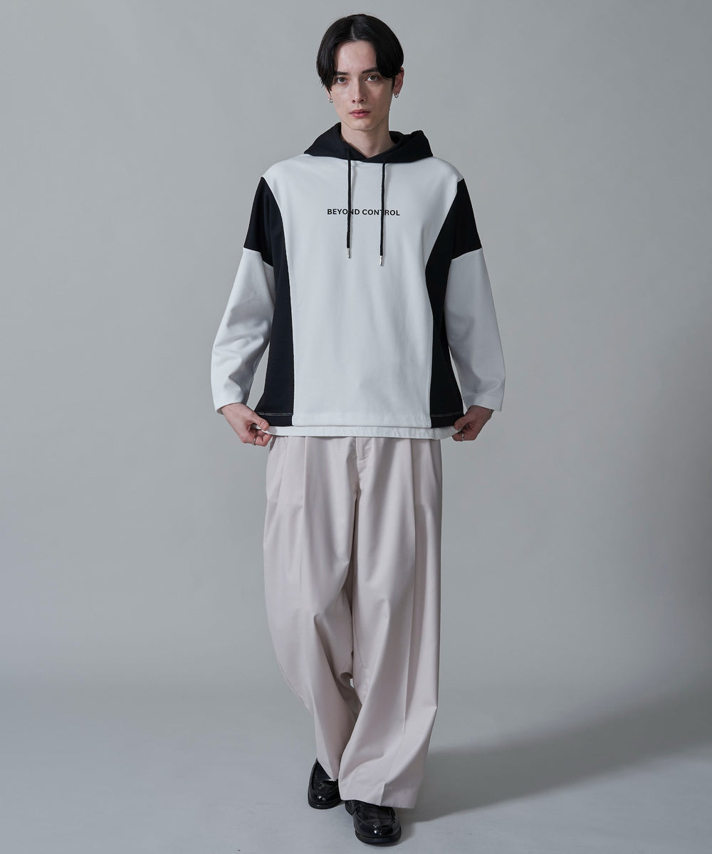 ホワイト　モデル：180㎝　L着用