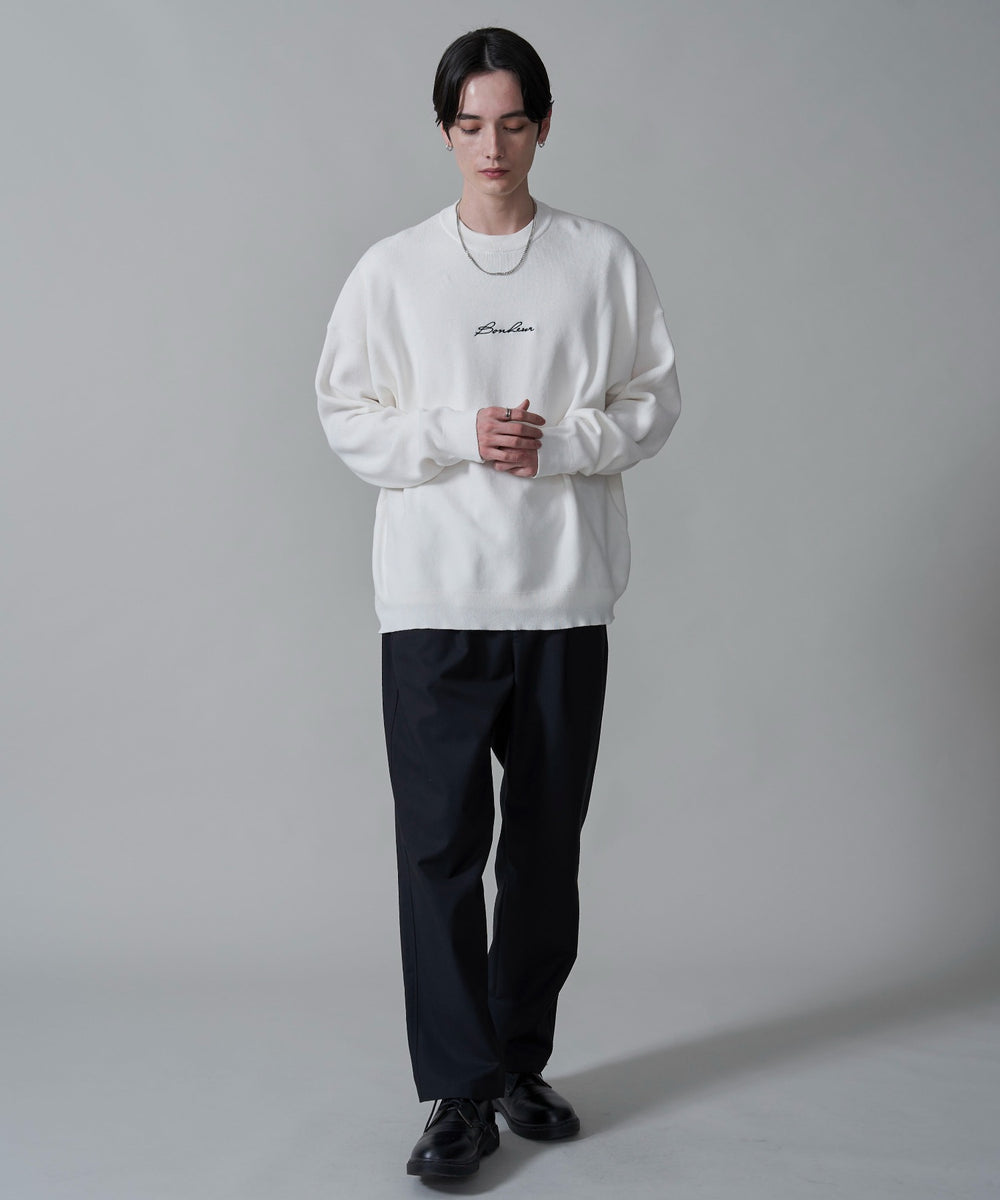 オフホワイト　モデル：180㎝　L着用