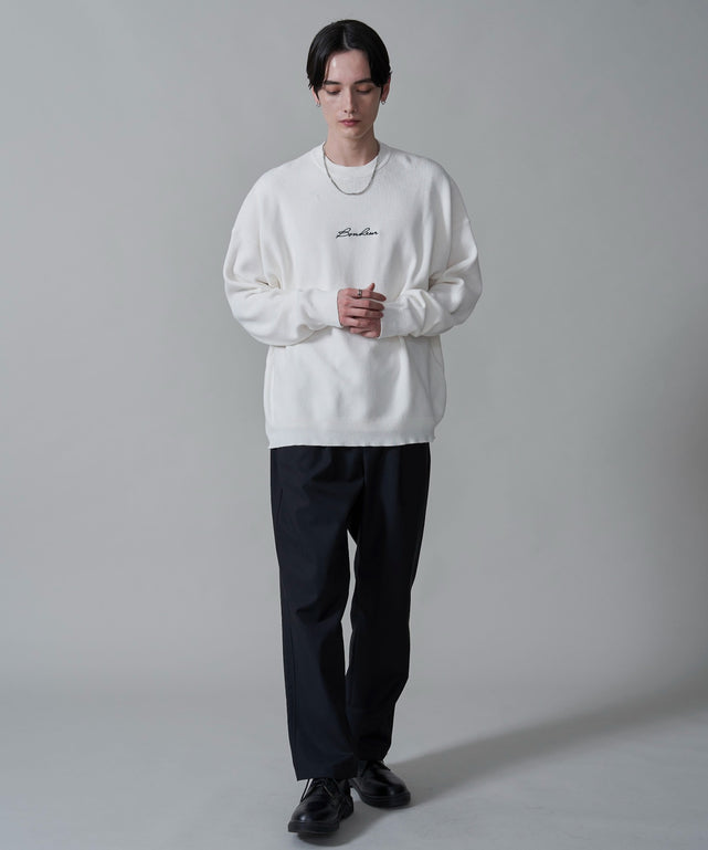 オフホワイト　モデル：180㎝　L着用