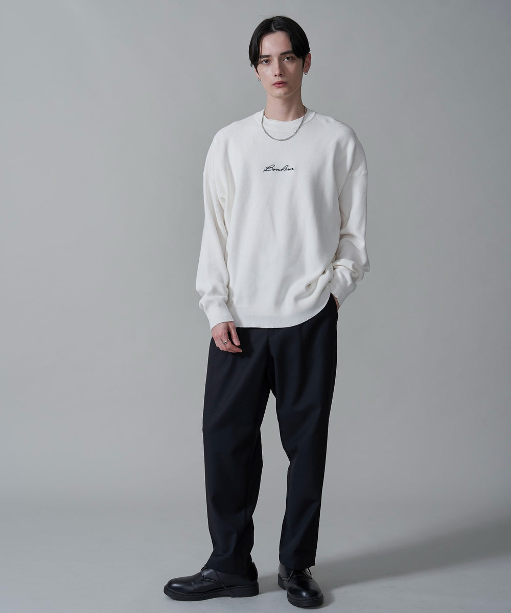 オフホワイト　モデル：180㎝　L着用