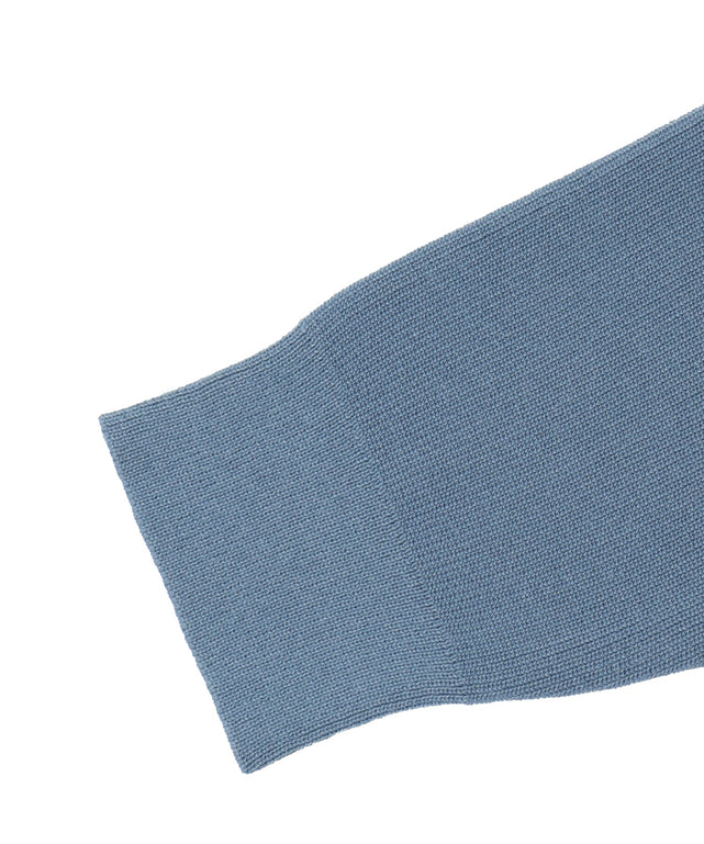 アクセ付きワンポイントニットプルオーバー