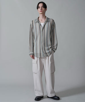 オフホワイト　モデル：180㎝　L着用