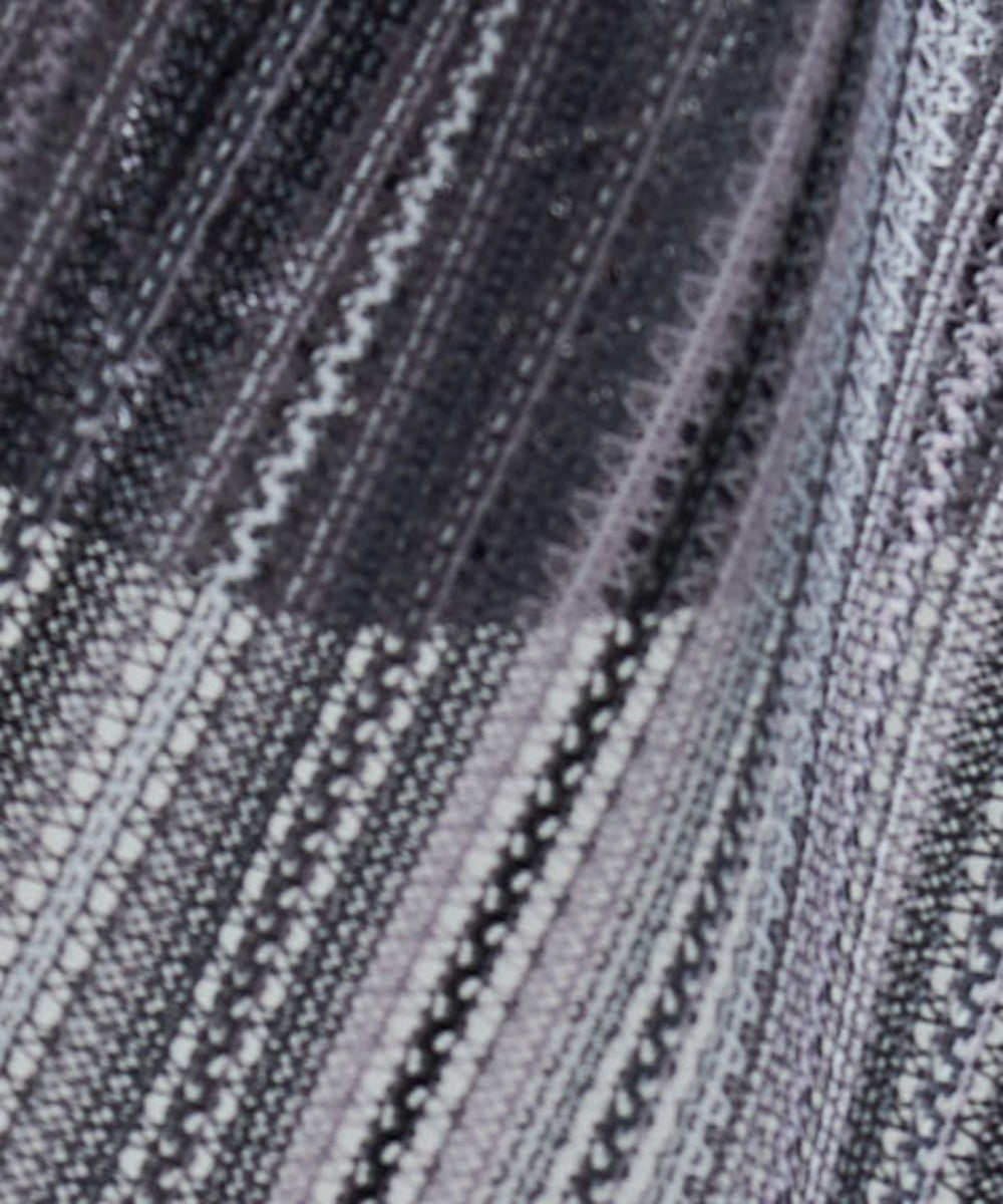 ストライプメッシュBIGシャツ（LS）