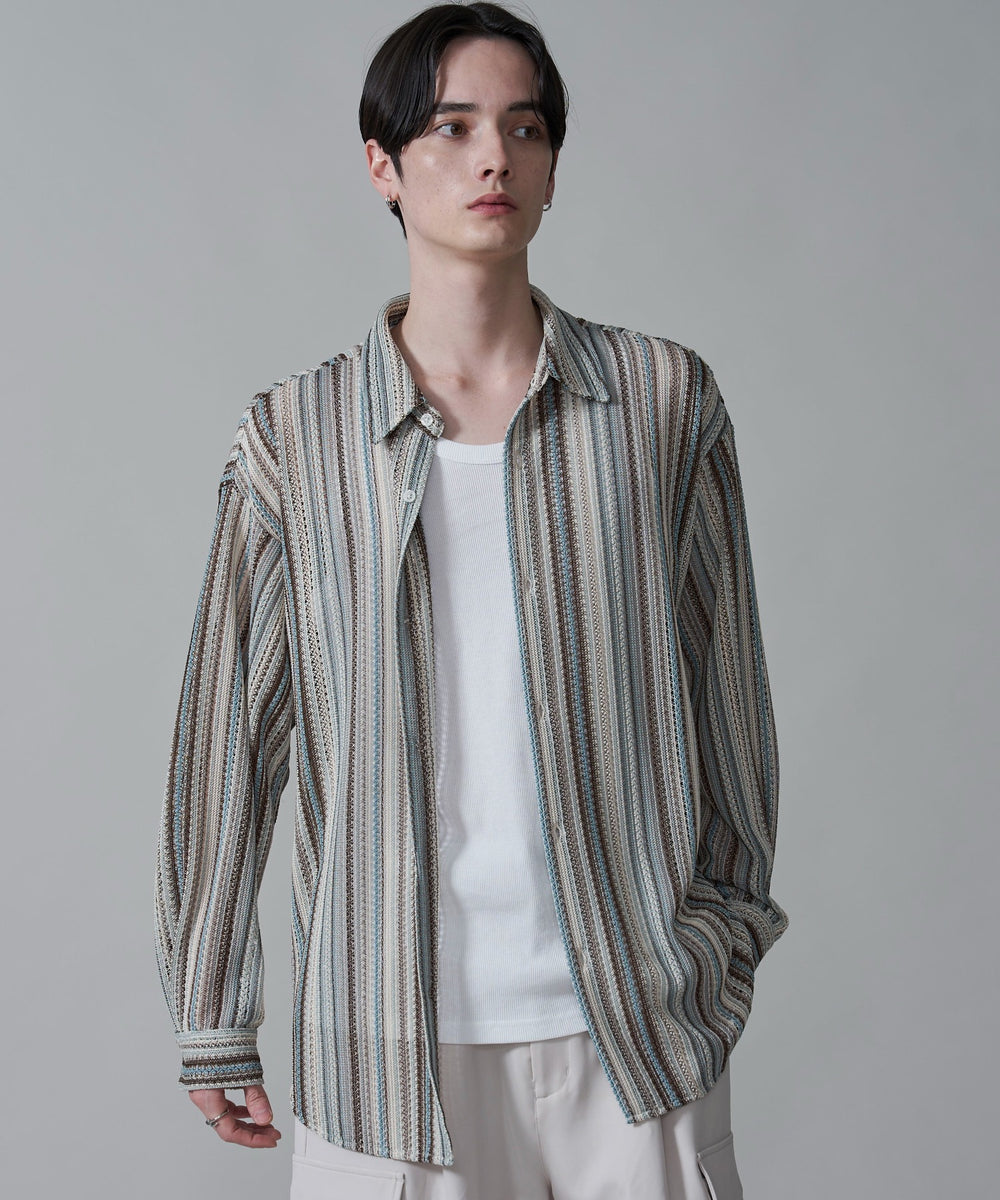 オフホワイト　モデル：180㎝　L着用