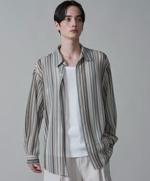 オフホワイト　モデル：180㎝　L着用