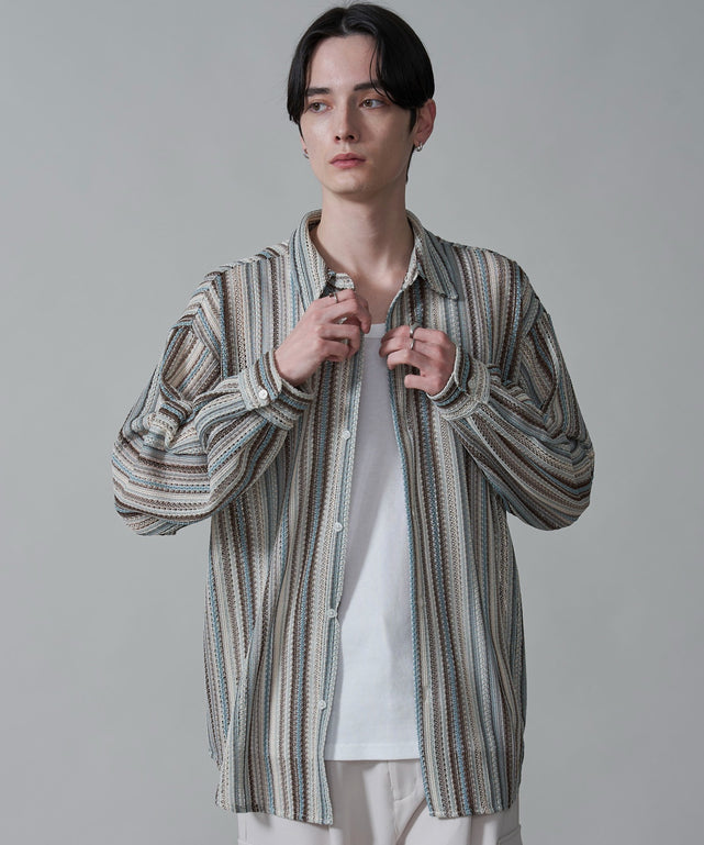 オフホワイト　モデル：180㎝　L着用