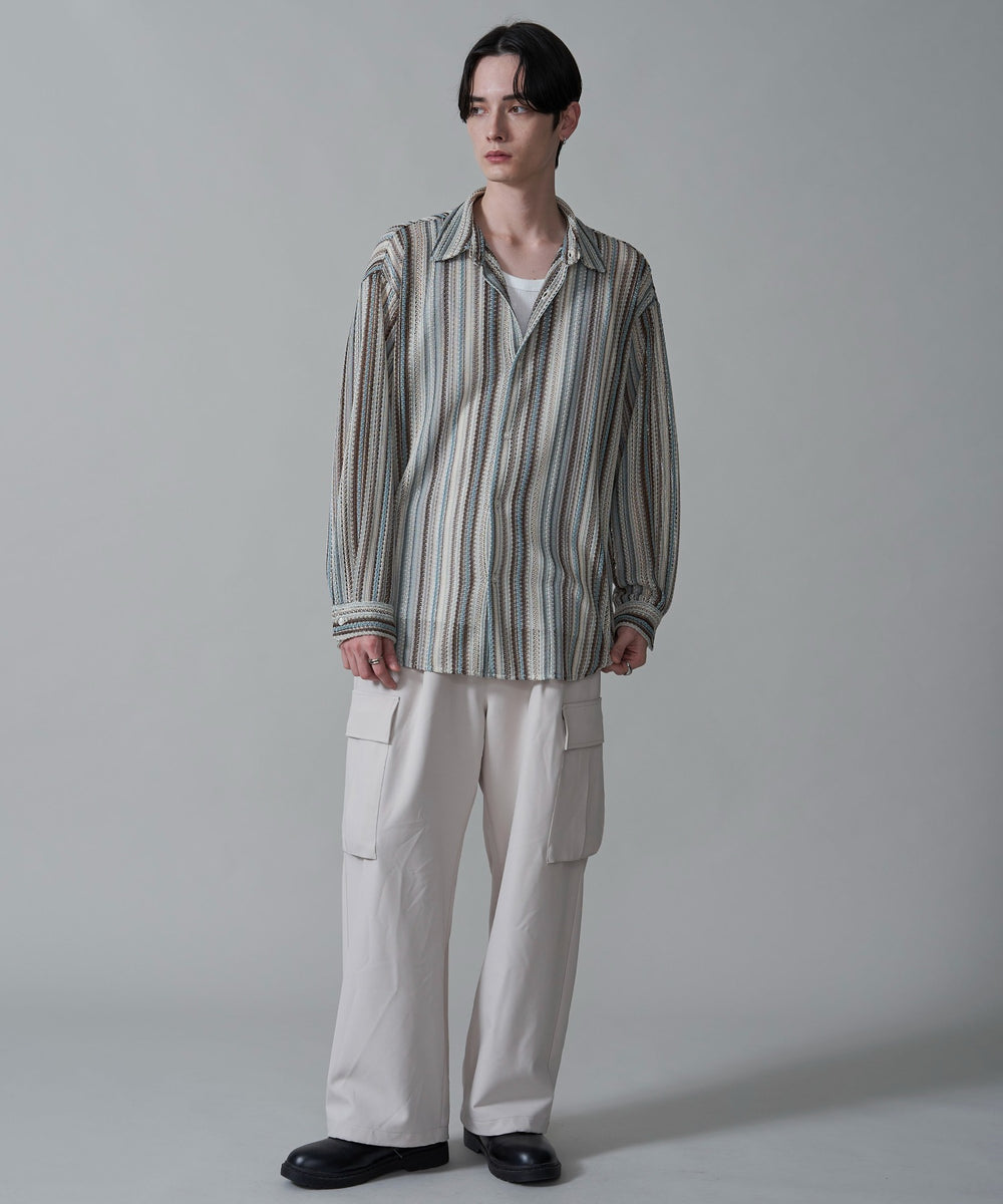 オフホワイト　モデル：180㎝　L着用