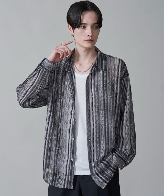 グレー　モデル：180㎝　L着用