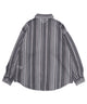 ストライプメッシュBIGシャツ（LS）