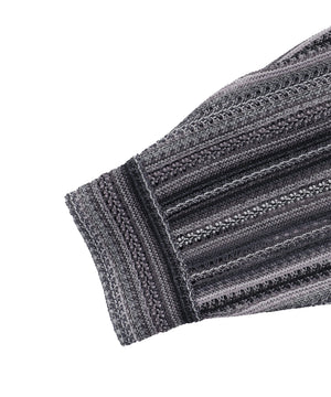 ストライプメッシュBIGシャツ（LS）