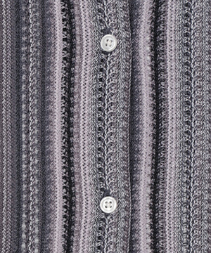 ストライプメッシュBIGシャツ（LS）