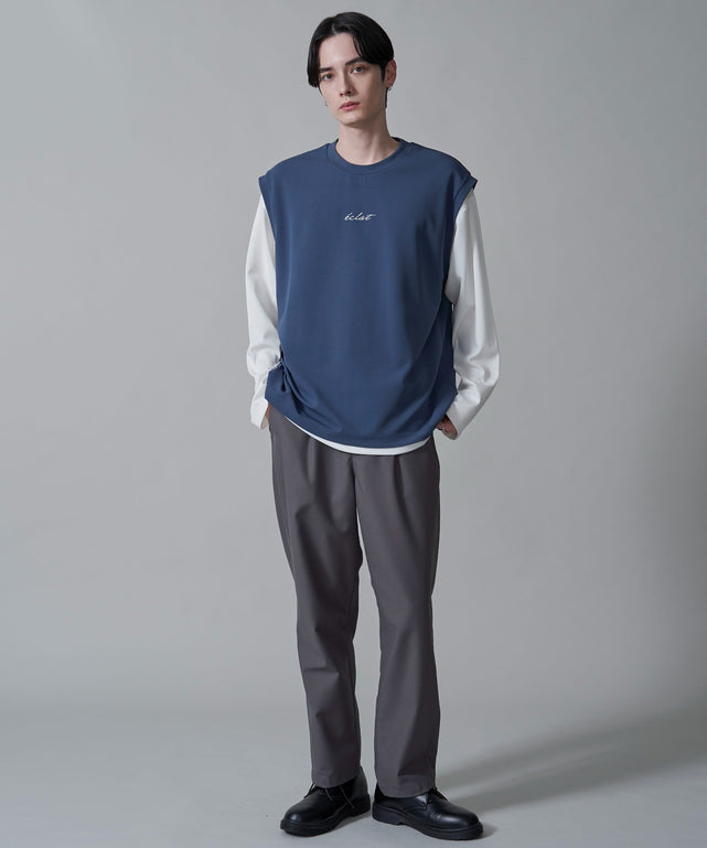 ブルー　モデル：180㎝　L着用