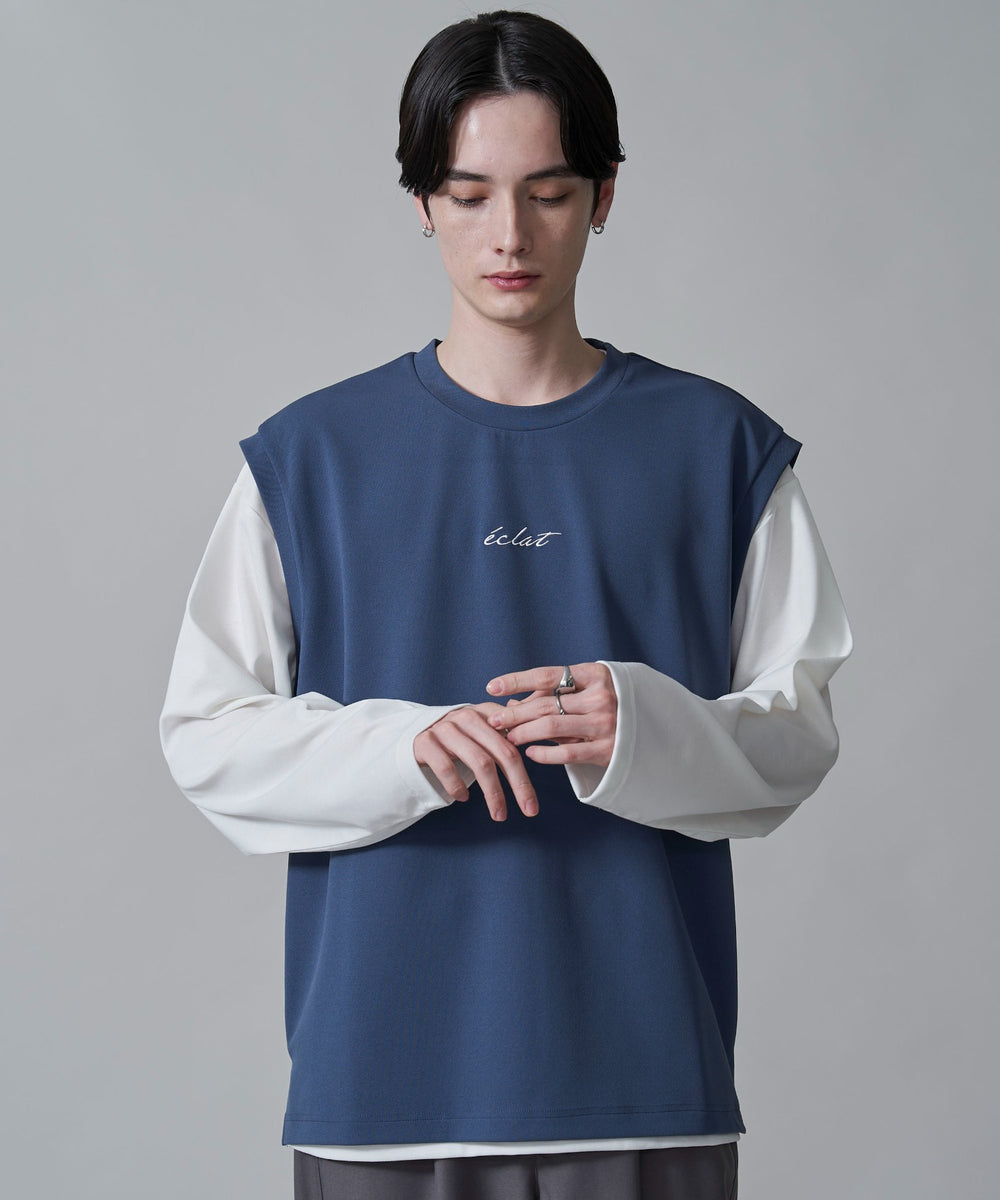 ブルー　モデル：180㎝　L着用