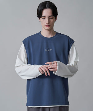 ブルー　モデル：180㎝　L着用