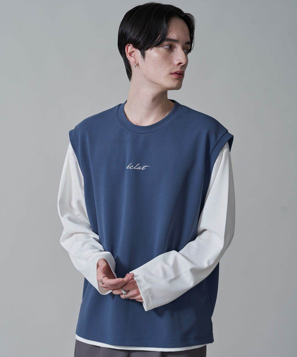 ブルー　モデル：180㎝　L着用