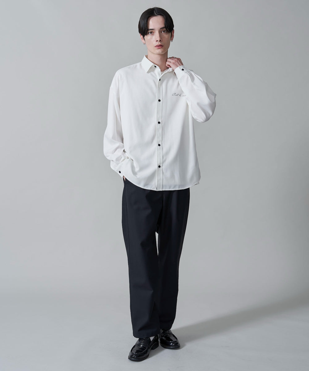 ホワイト　モデル：180㎝　L着用