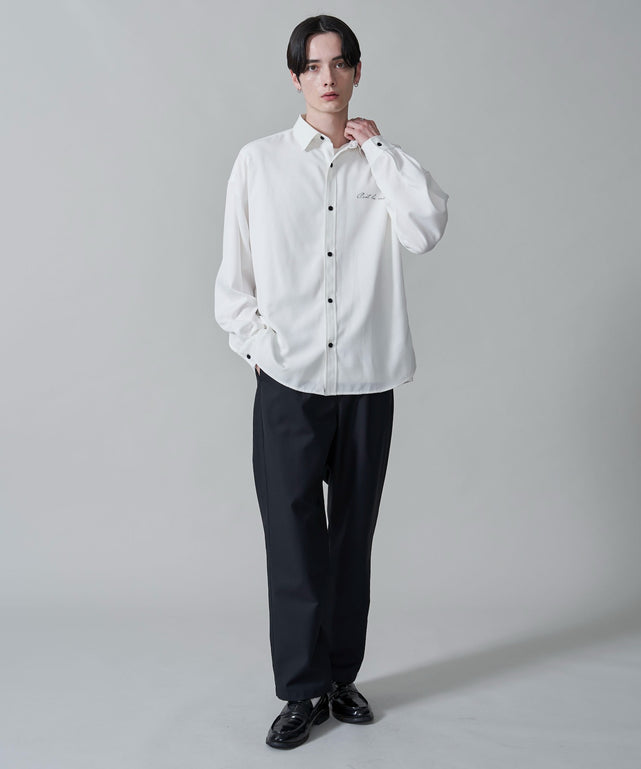 ホワイト　モデル：180㎝　L着用