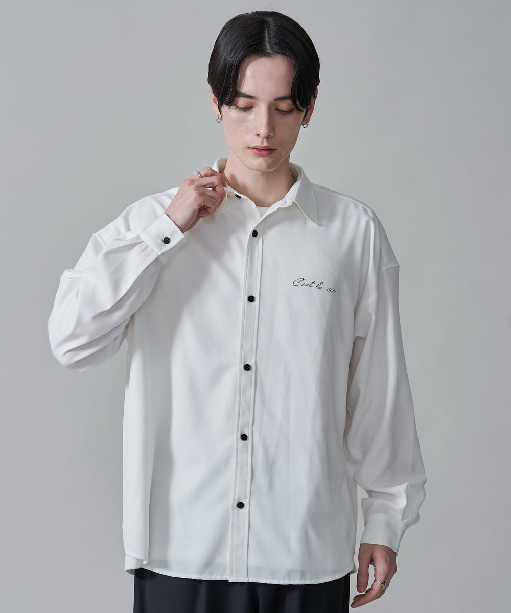 ホワイト　モデル：180㎝　L着用