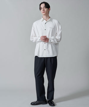 ホワイト　モデル：180㎝　L着用