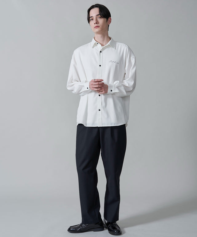 ホワイト　モデル：180㎝　L着用