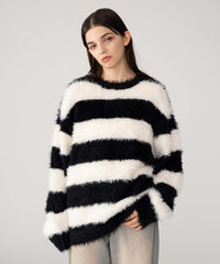 フェザーニットプルオーバー