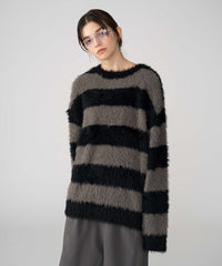 フェザーニットプルオーバー