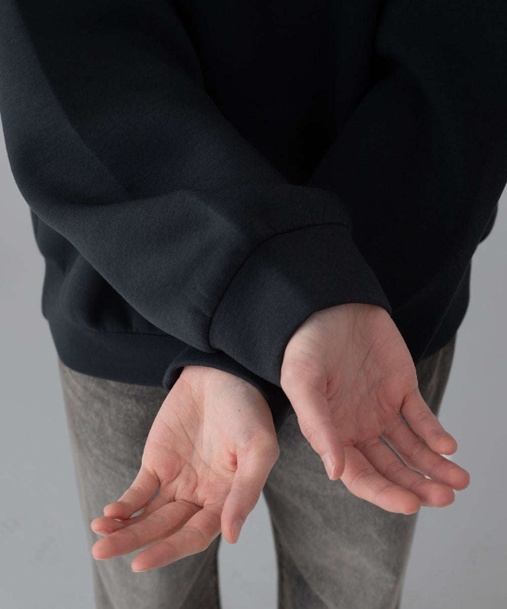 ワンポイントバイカラープルパーカー