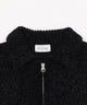 ベロアモールワンポイントZIPカーディガン