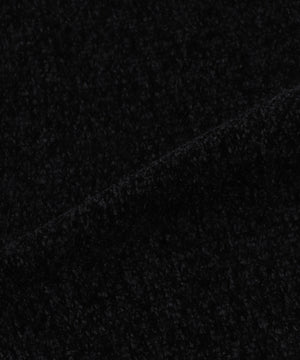 ベロアモールワンポイントZIPカーディガン